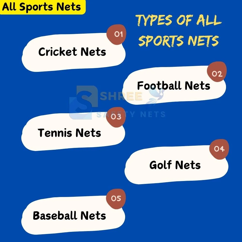 types of all sports nets